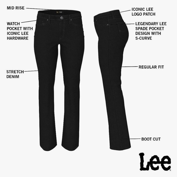 Lee Women's Modern Series Curvy Fit Bootcut Jean 14 - Picture 16 of 17